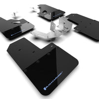 Rally Armor 21-22 Ford Bronco (Plstc Bmpr + RR - NO Rptr/Sprt) Blk Mud Flap w/Area Blue Logo - Body & Protection