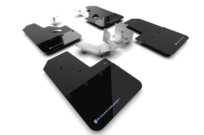 Rally Armor 21-22 Ford Bronco (Plstc Bmpr + RR - NO Rptr/Sprt) Blk Mud Flap w/Area Blue Logo - Body & Protection