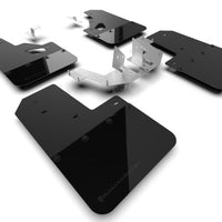 Rally Armor 21-22 Ford Bronco (Plstc Bmpr + RR - NO Rptr/Sprt) Blk Mud Flap w/Met. Logo - Body & Protection