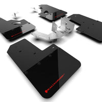 Rally Armor 21-22 Ford Bronco (Plstc Bmpr + RR - NO Rptr/Sprt) Blk Mud Flap w/Red Logo - Body & Protection