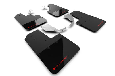 Rally Armor 21-22 Ford Bronco (Steel Bmpr - NO Rptr/Sprt - RR/RB) Blk Mud Flap w/Red Logo - Body & Protection