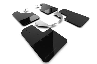 Rally Armor 21-22 Ford Bronco (Steel Bmpr - NO Rptr/Sprt - RR/RB) Blk Mud Flap w/Met. Logo - Body & Protection