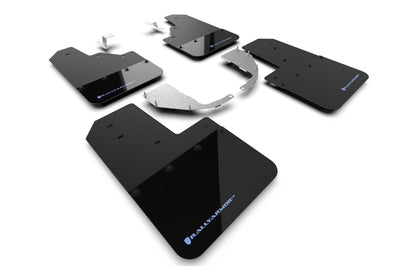 Rally Armor 21-22 Ford Bronco (Steel Bmpr - NO Rptr/Sprt - RR/RB) Blk Mud Flap w/Area Blue Logo - Body & Protection