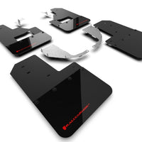 Rally Armor 21-22 Ford Bronco (Steel Bmpr + RB - NO Rptr/Sprt) Blk Mud Flap w/Red Logo - Body & Protection