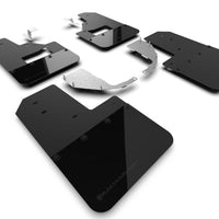 Rally Armor 21-22 Ford Bronco (Steel Bmpr + RB - NO Rptr/Sprt) Blk Mud Flap w/Met. Logo - Body & Protection