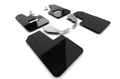 Rally Armor 21-22 Ford Bronco (Steel Bmpr + RB - NO Rptr/Sprt) Blk Mud Flap w/Met. Logo - Body & Protection