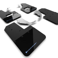 Rally Armor 21-22 Ford Bronco (Steel Bmpr + RB - NO Rptr/Sprt) Blk Mud Flap w/Area Blue Logo - Body & Protection