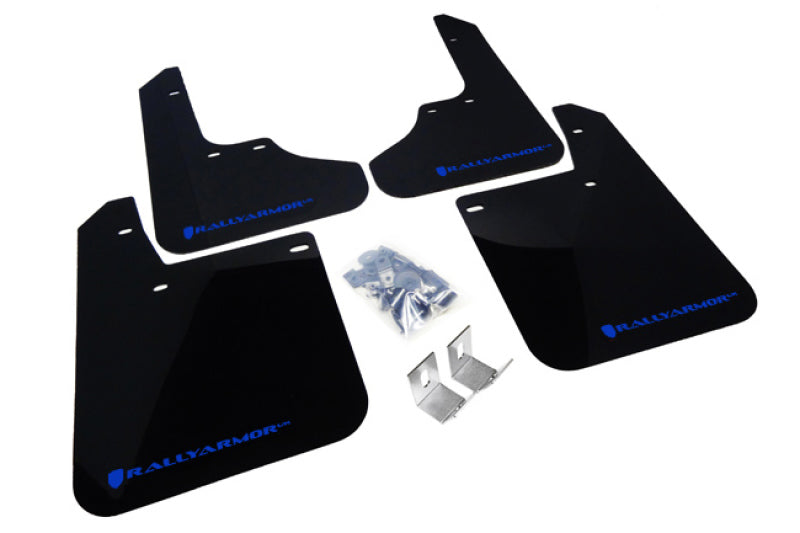 Rally Armor 93-01 Subaru Impreza RS Black UR Mud Flap w/ Blue Logo - Body & Protection