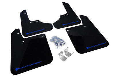 Rally Armor 93-01 Subaru Impreza RS Black UR Mud Flap w/ Blue Logo - Body & Protection