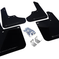 Rally Armor 93-01 Subaru Impreza RS Black UR Mud Flap w/ Grey Logo - Body & Protection