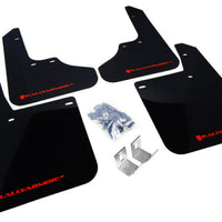 Rally Armor 93-01 Subaru Impreza RS Black UR Mud Flap w/ Red Logo - Body & Protection
