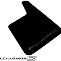 Rally Armor Universal Fit (No Hardware) UR Plus Black Mud Flap w/ Grey Logo - Body & Protection