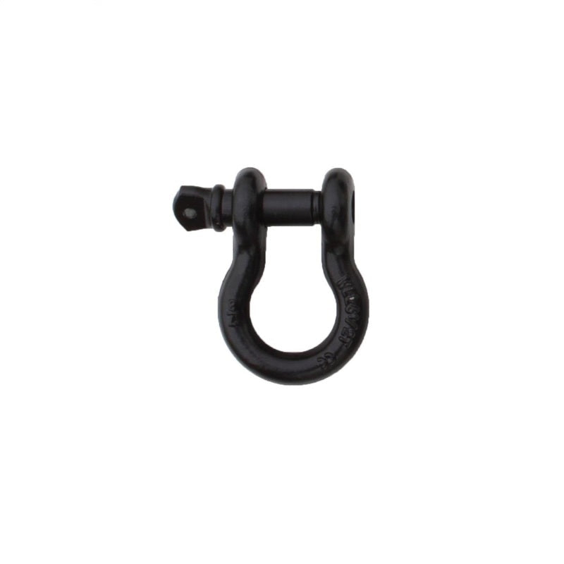 Rampage 1955-2019 Universal Recovery D Ring 3/4in Black - Winches & Hitches