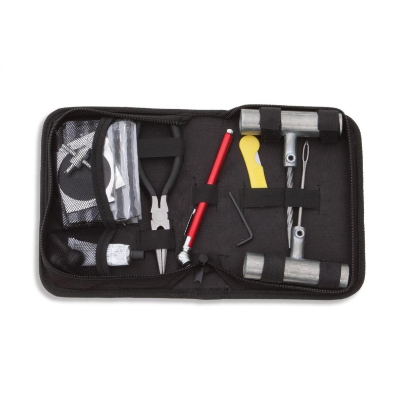 Rampage 1955-2019 Universal Recovery Tire Repair Kit - Black - Winches & Hitches