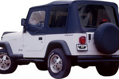 Rampage 1976-1983 Jeep CJ5 Complete Top - Black Denim - Roofs & Roof Accessories