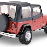 Rampage 1976-1983 Jeep CJ5 Complete Top - Black Denim - Roofs & Roof Accessories