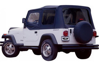 Rampage 1976-1983 Jeep CJ5 Complete Top - Black Denim - Roofs & Roof Accessories