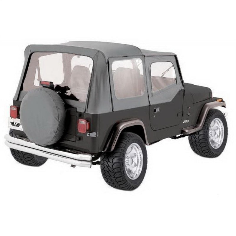 Rampage 1976-1983 Jeep CJ5 Complete Top - Grey Denim - Roofs & Roof Accessories