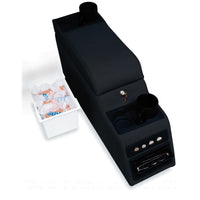 Rampage 1976-1983 Jeep CJ5 Locking Center Console - Black Denim - Interior Accessories