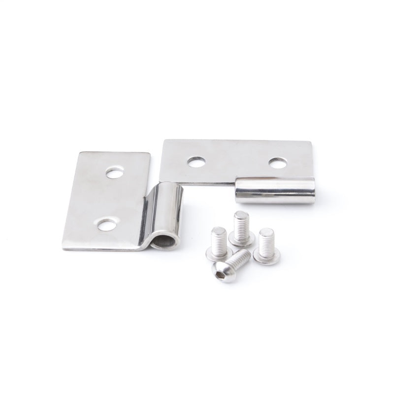 Rampage 1976-1983 Jeep CJ5 Lower Door Hinges - Stainless - Exterior Styling