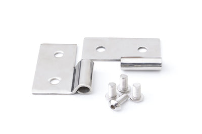Rampage 1976-1983 Jeep CJ5 Lower Door Hinges - Stainless - Exterior Styling
