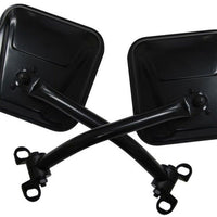 Rampage 1976-1983 Jeep CJ5 Mirror Kit - Black - Exterior Styling