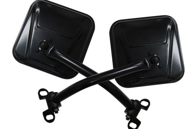 Rampage 1976-1983 Jeep CJ5 Mirror Kit - Black - Exterior Styling