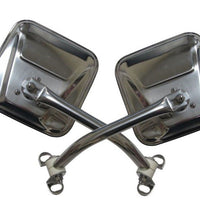 Rampage 1976-1983 Jeep CJ5 Mirror Kit - Stainless - Exterior Styling