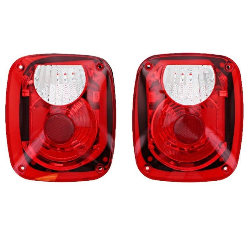 Rampage 1976-1983 Jeep CJ5 Taillight Conversion Kit - Brite - Lights