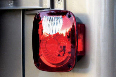 Rampage 1976-1983 Jeep CJ5 Taillight Conversion Kit - Brite - Lights