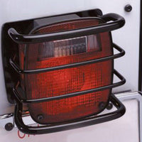 Rampage 1976-1983 Jeep CJ5 Taillight Euroguards - Black - Lights