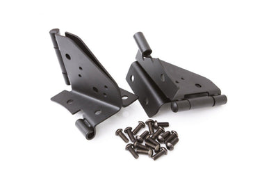 Rampage 1978-1983 Jeep CJ5 Windshield Hinge - Black - Exterior Styling