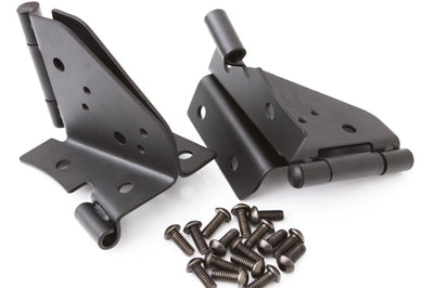 Rampage 1978-1983 Jeep CJ5 Windshield Hinge - Black - Exterior Styling