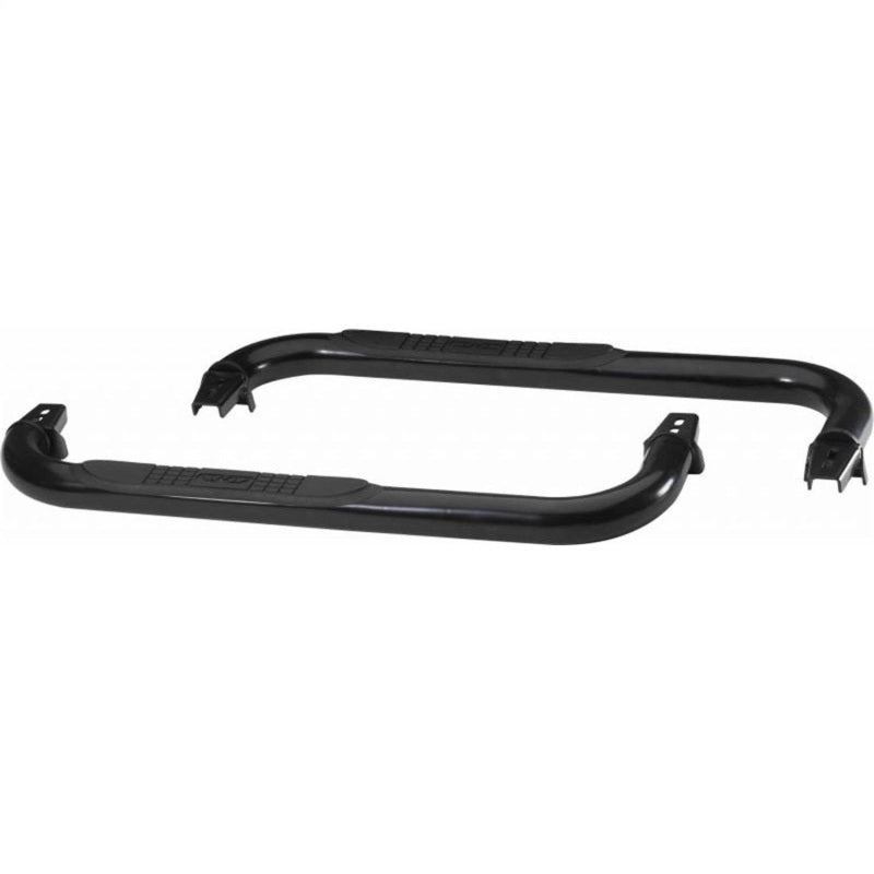Rampage 1987-1995 Jeep Wrangler(YJ) 3 Inch Round Nerf Bar - Black - Bars & Running Boards