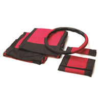 Rampage 1987-1995 Jeep Wrangler(YJ) Comfort Combo Seat Covers - Black/Red - Body Armor & Protection