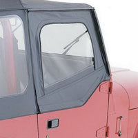 Rampage 1987-1995 Jeep Wrangler(YJ) Door Skins - Black Denim - Interior Accessories