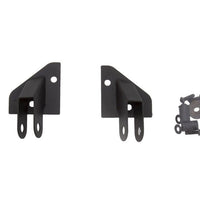 Rampage 1987-1995 Jeep Wrangler(YJ) Mirror Relocation Brackets - Black - Exterior Styling