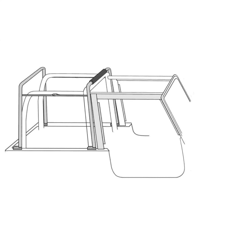 Rampage 1987-1995 Jeep Wrangler(YJ) Soft Top Hardware - Black - Roofs & Roof Accessories