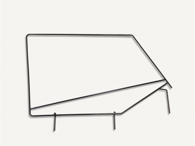 Rampage 1987-1995 Jeep Wrangler(YJ) Window Frame Only - Black - Roofs & Roof Accessories