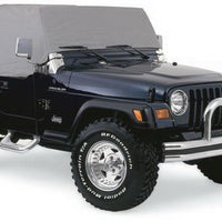 Rampage 1992-1995 Jeep Wrangler(YJ) Cab Cover With Door Flaps - Grey - Exterior Styling