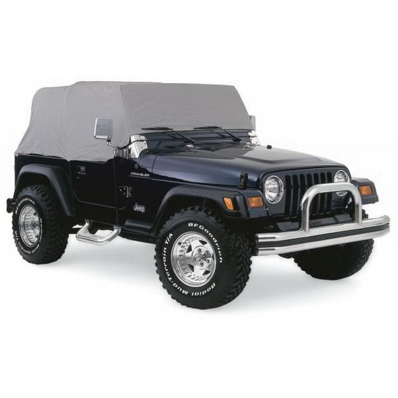 Rampage 1992-1995 Jeep Wrangler(YJ) Cab Cover With Door Flaps - Grey - Exterior Styling