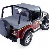 Rampage 1992-1995 Jeep Wrangler(YJ) Cab Soft Top And Tonneau Cover - Black Denim - Roofs & Roof Accessories