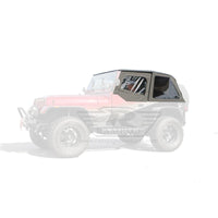 Rampage 1992-1995 Jeep Wrangler(YJ) Frameless Soft Top Kit - Black Diamond - Roofs & Roof Accessories