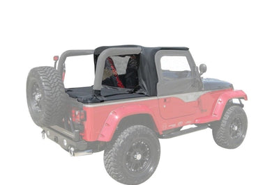 Rampage 1997-2002 Jeep Wrangler(TJ) Cab Soft Top And Tonneau Cover - Black Denim - Roofs & Roof Accessories