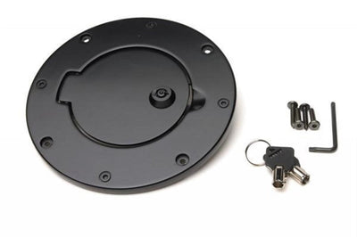 Rampage 1997-2006 Jeep Wrangler(TJ) Billet Style Gas Cover - Black - Fuel Delivery