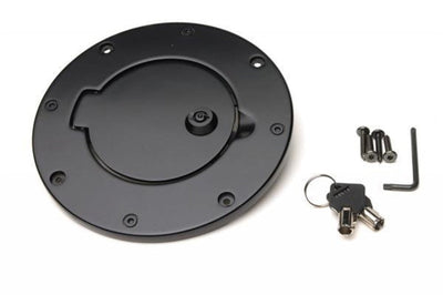 Rampage 1997-2006 Jeep Wrangler(TJ) Billet Style Gas Cover - Black - Fuel Delivery