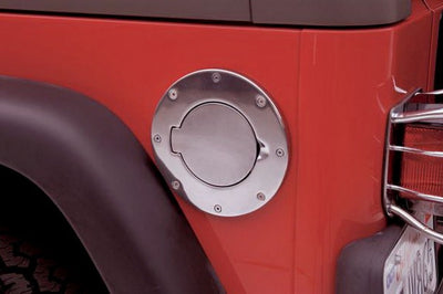 Rampage 1997-2006 Jeep Wrangler(TJ) Billet Style Gas Cover - Polished - Fuel Delivery