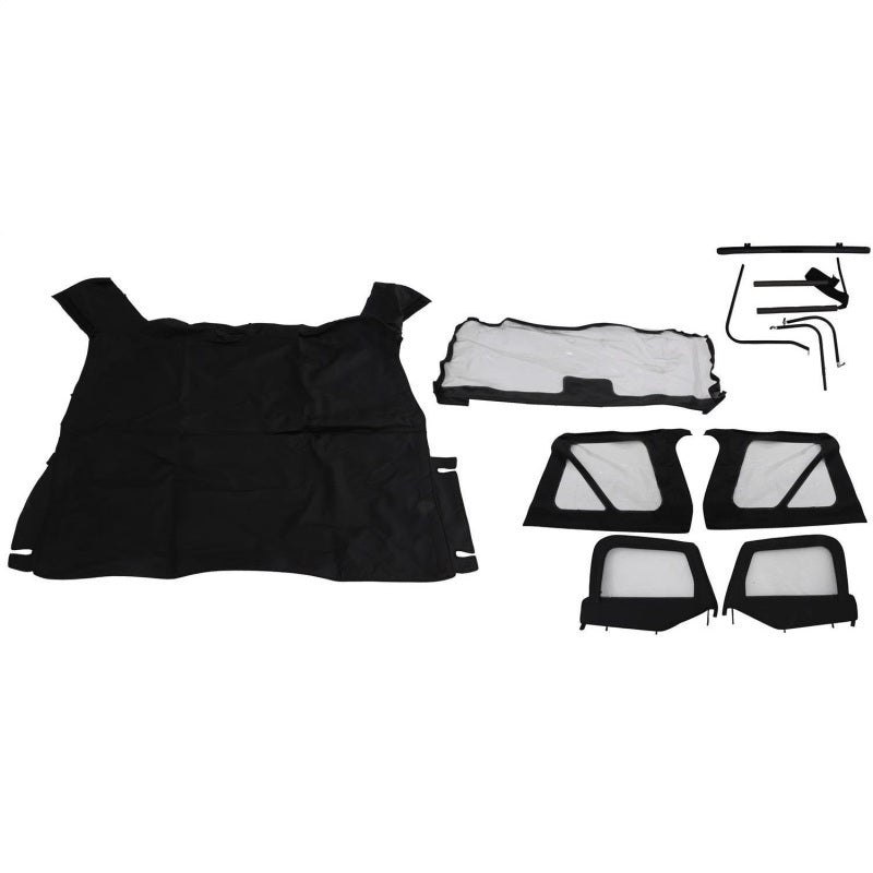 Rampage 1997-2006 Jeep Wrangler(TJ) Complete Top - Black Diamond - Roofs & Roof Accessories