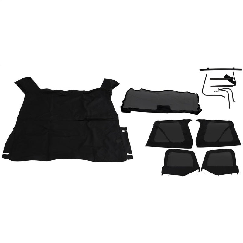 Rampage 1997-2006 Jeep Wrangler(TJ) Complete Top - Black Diamond - Roofs & Roof Accessories