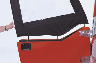 Rampage 1997-2006 Jeep Wrangler(TJ) Door Skins - Black Denim - Interior Accessories